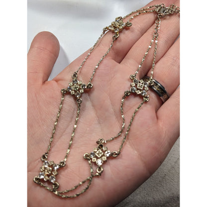 Icing Y2K Industrial Glam Rhinestone Choker Necklace
