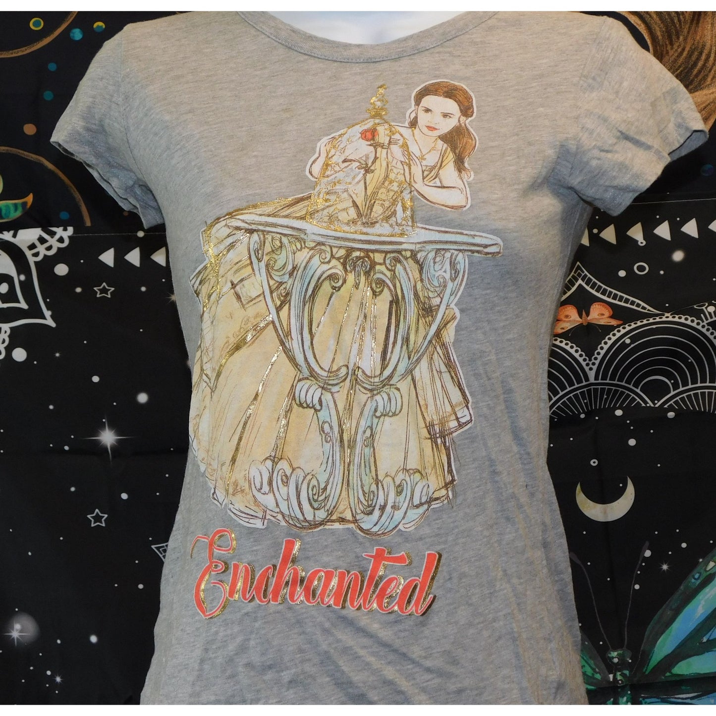 Beauty And The Beast Grey Girl's Shirt