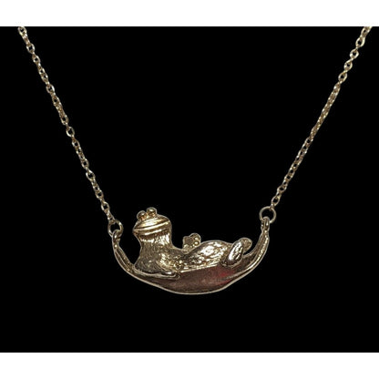 Gold Muppets Cookie Monster Necklace