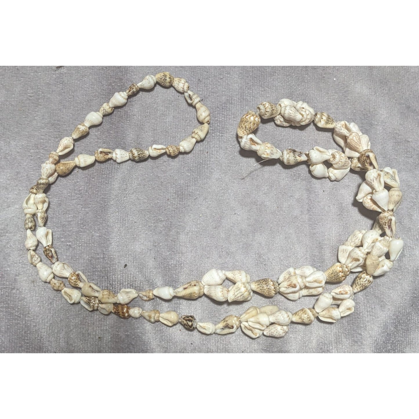 Vintage Natural White Seashell Necklace