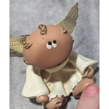 Vintage Y2K Angel Cheeks Figurine