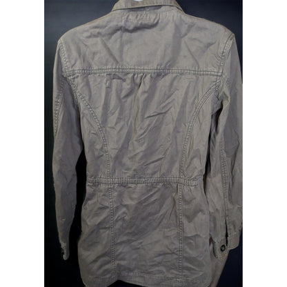 Justice Grey Denim Button Down Jacket