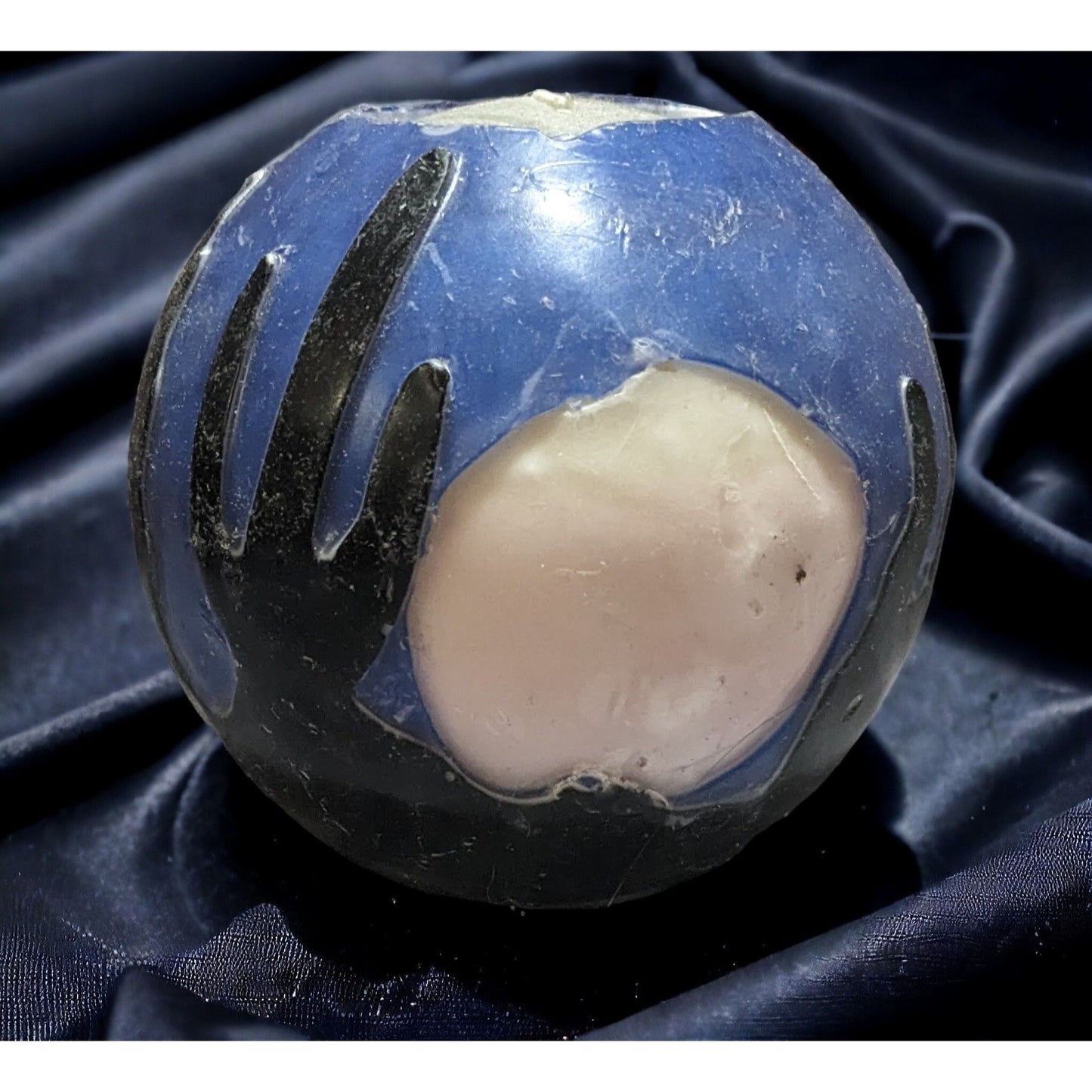 Blue Desert Moon Glowing Ball Candle