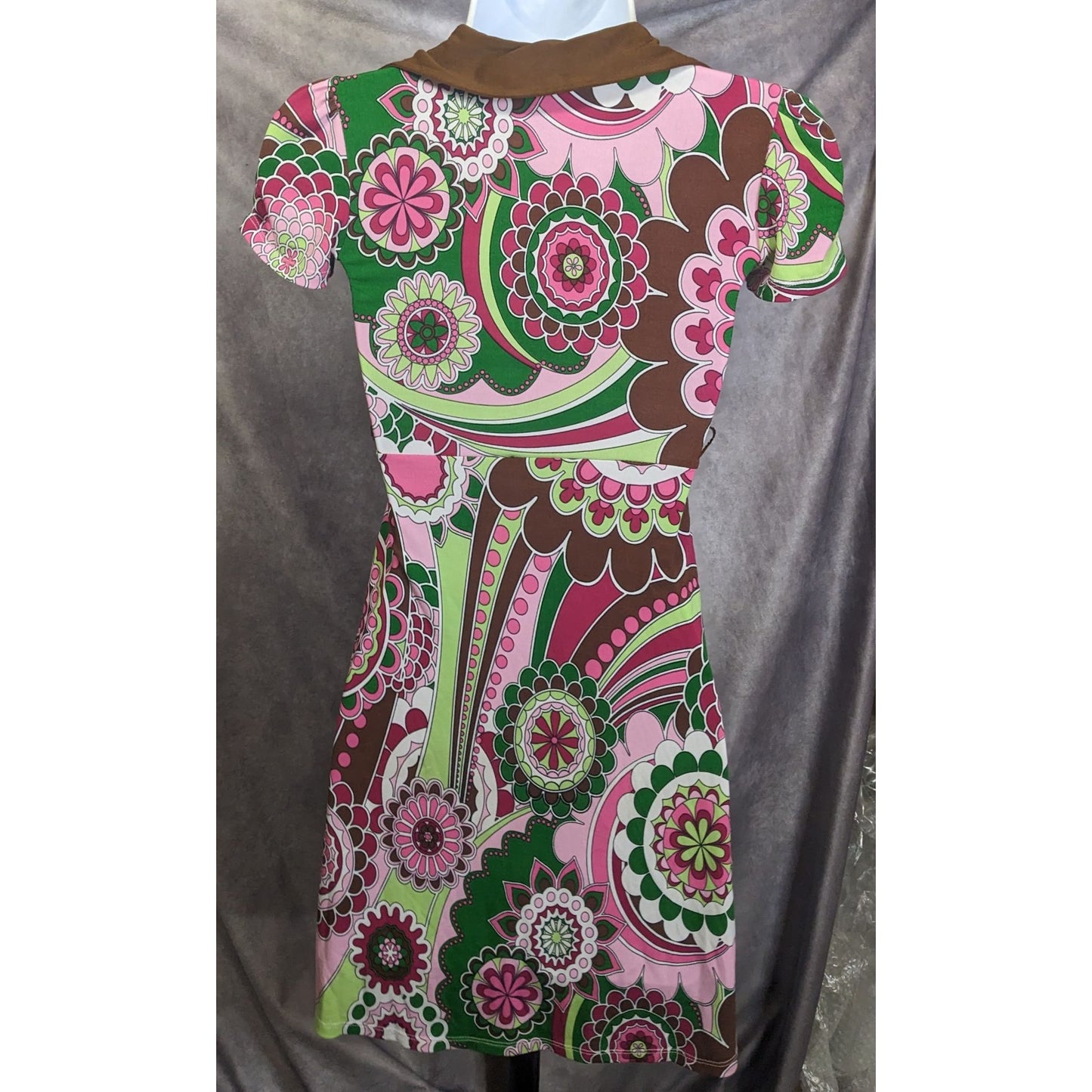 Girlcode Retro Floral Paisley Dress