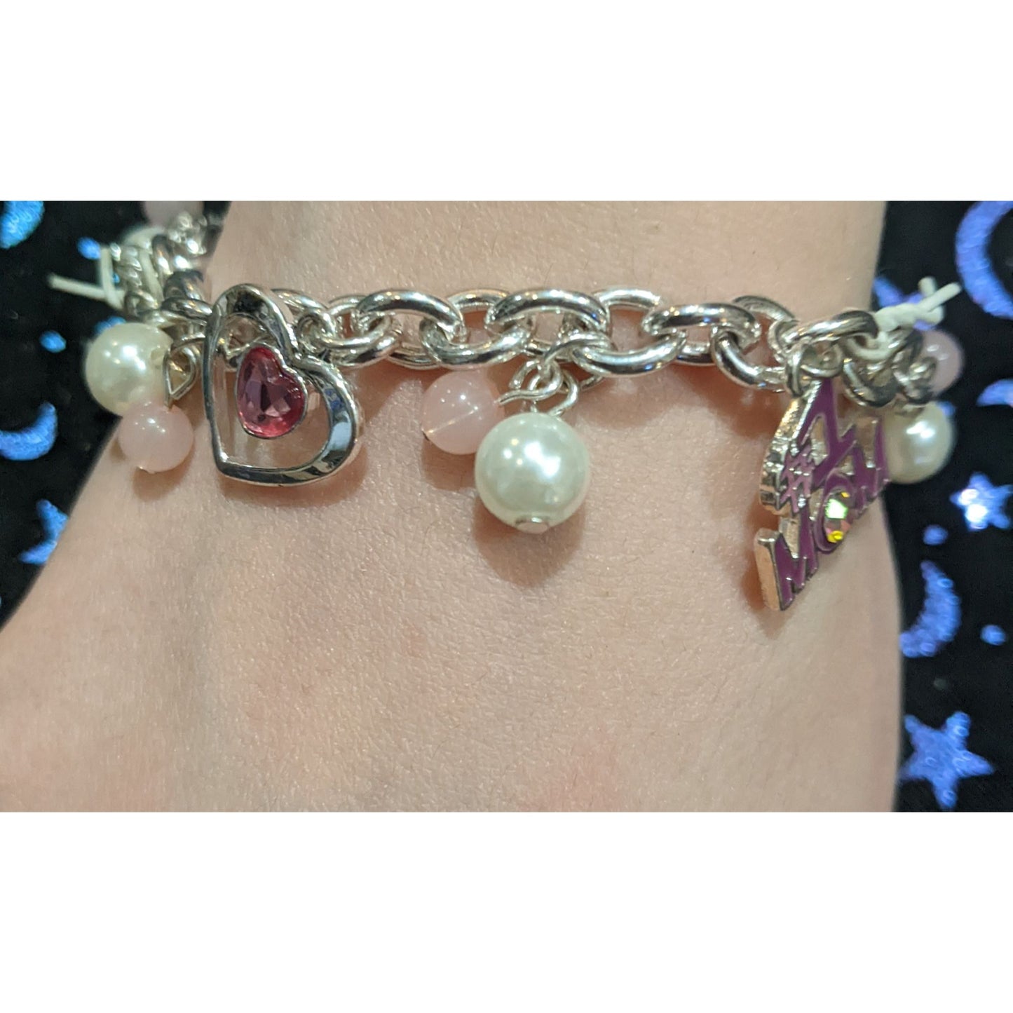 Number One Mom Mother's Day Charm Bracelet