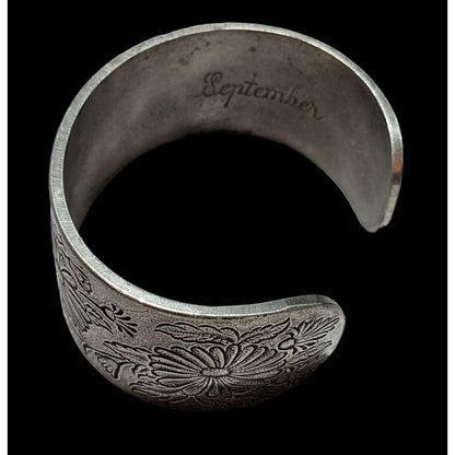 Salisbury Pewter September Floral Cuff