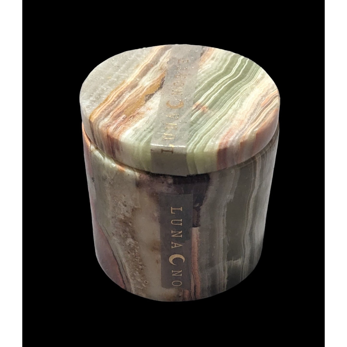 Luna Norte Green Banded Onyx Box