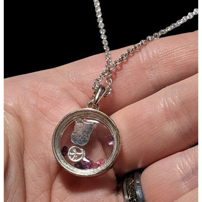 Owl Floating Locket Necklace