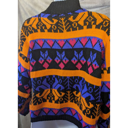 Vintage 80s Vibrant Sweater