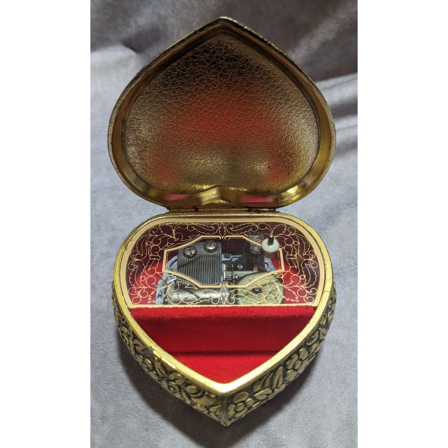 Vintage I Love. You Heart Music Box