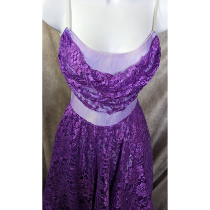 Taffy's Showstoppers Purple Floral Fairy Dance Dress