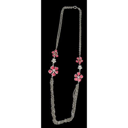 Retro Floral Chain Necklace