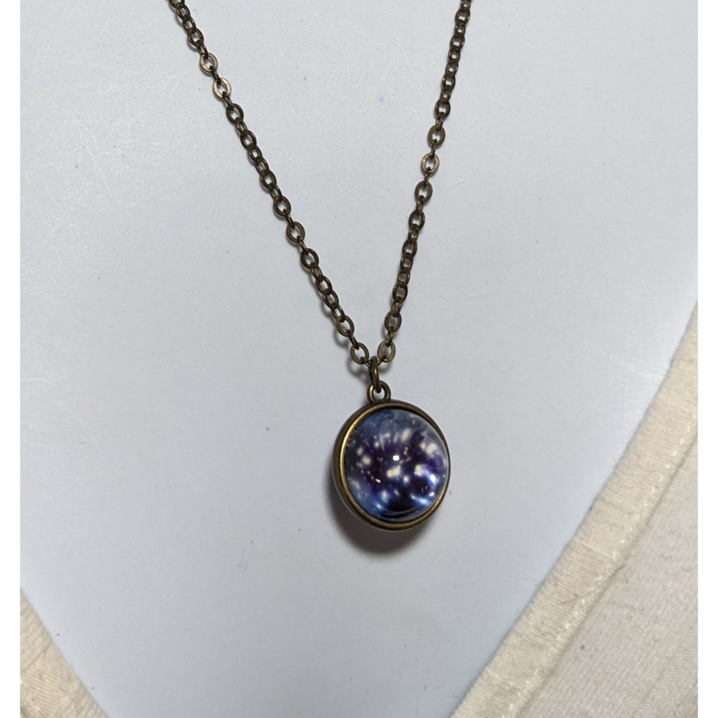 Galaxy Glass Orb Necklace