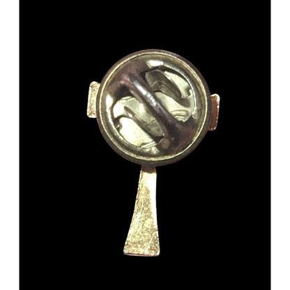 Minimalist Religious Gold Tone Cross Lapel Pin