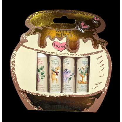 Disney Taste Beauty Winnie The Pooh Lip Balm 4 Pack