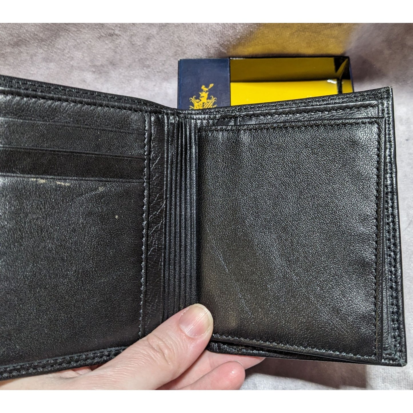 Buxton Original Two-Fold Leather Wallet With Card Case