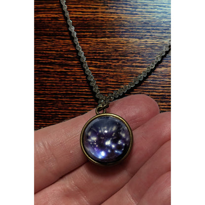 Galaxy Glass Orb Necklace
