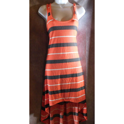 Ambiance Apparel High-Low Striped Dress