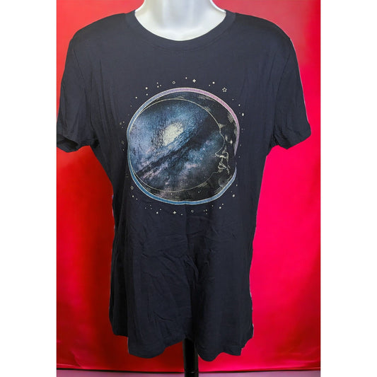 Aeropostale Classic Crew Navy Moon Shirt