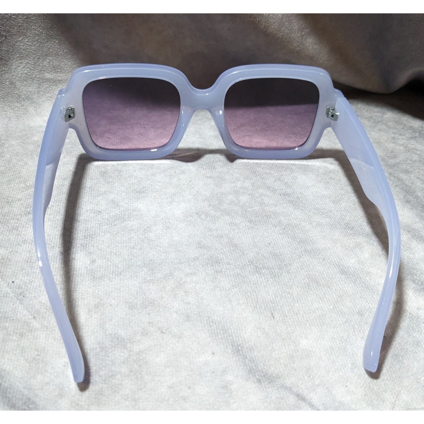 Free People Purple Shadow Side Square Sunglasses