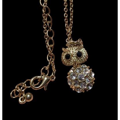 Baby Owl Pendant Necklace