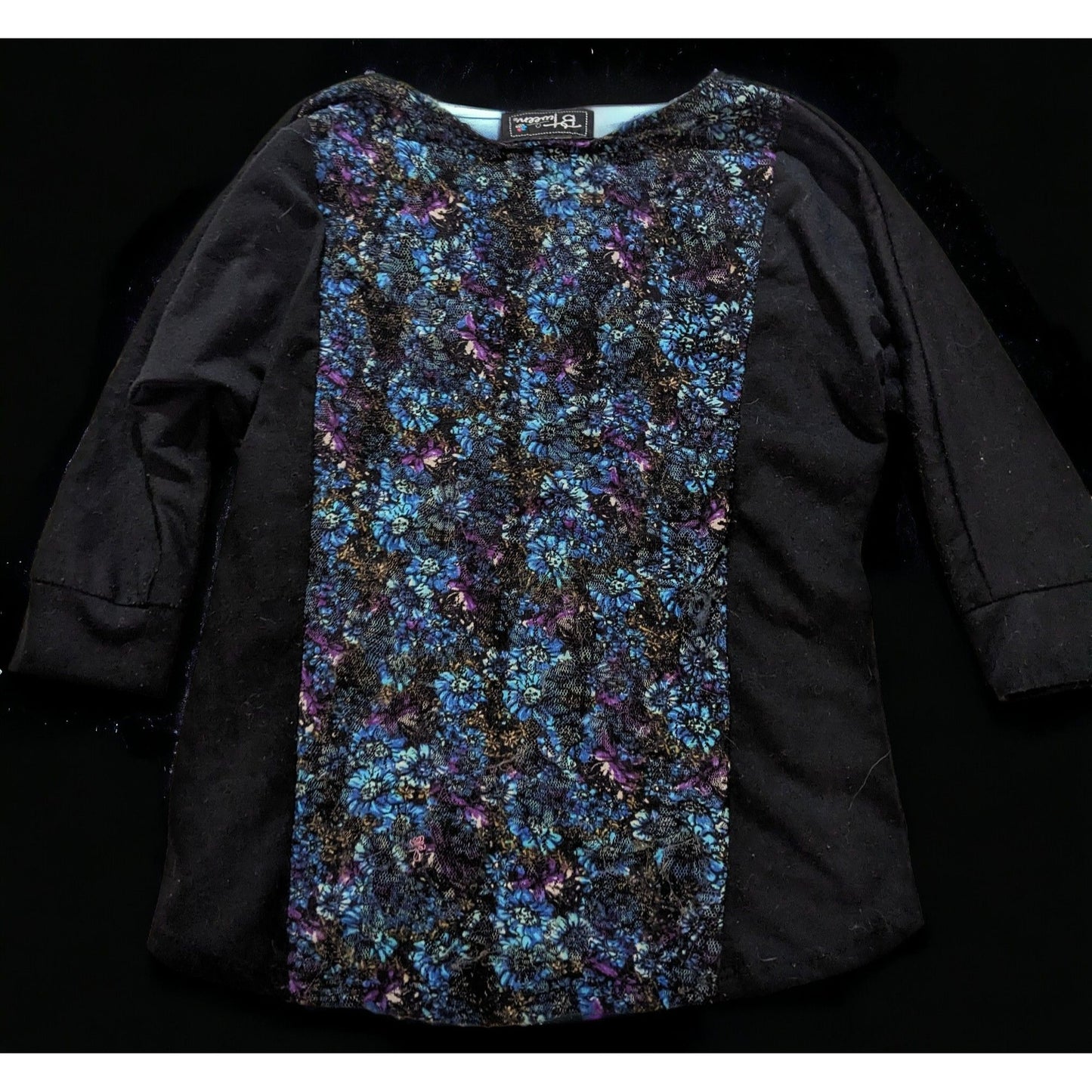 Btween Floral Inlay Top