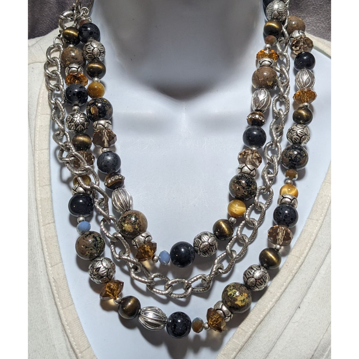 Premier Designs Chunky Beaded Necklace