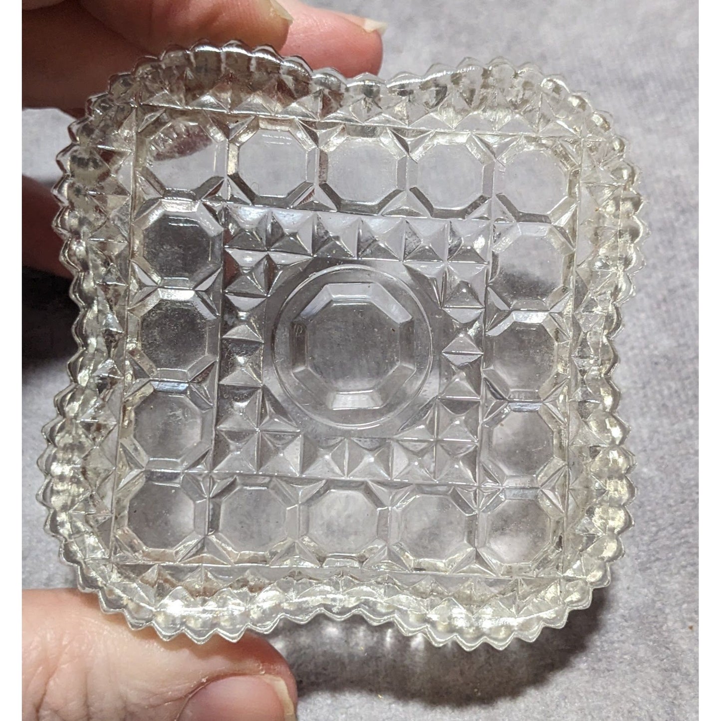 Clear Glass Trinket Dish