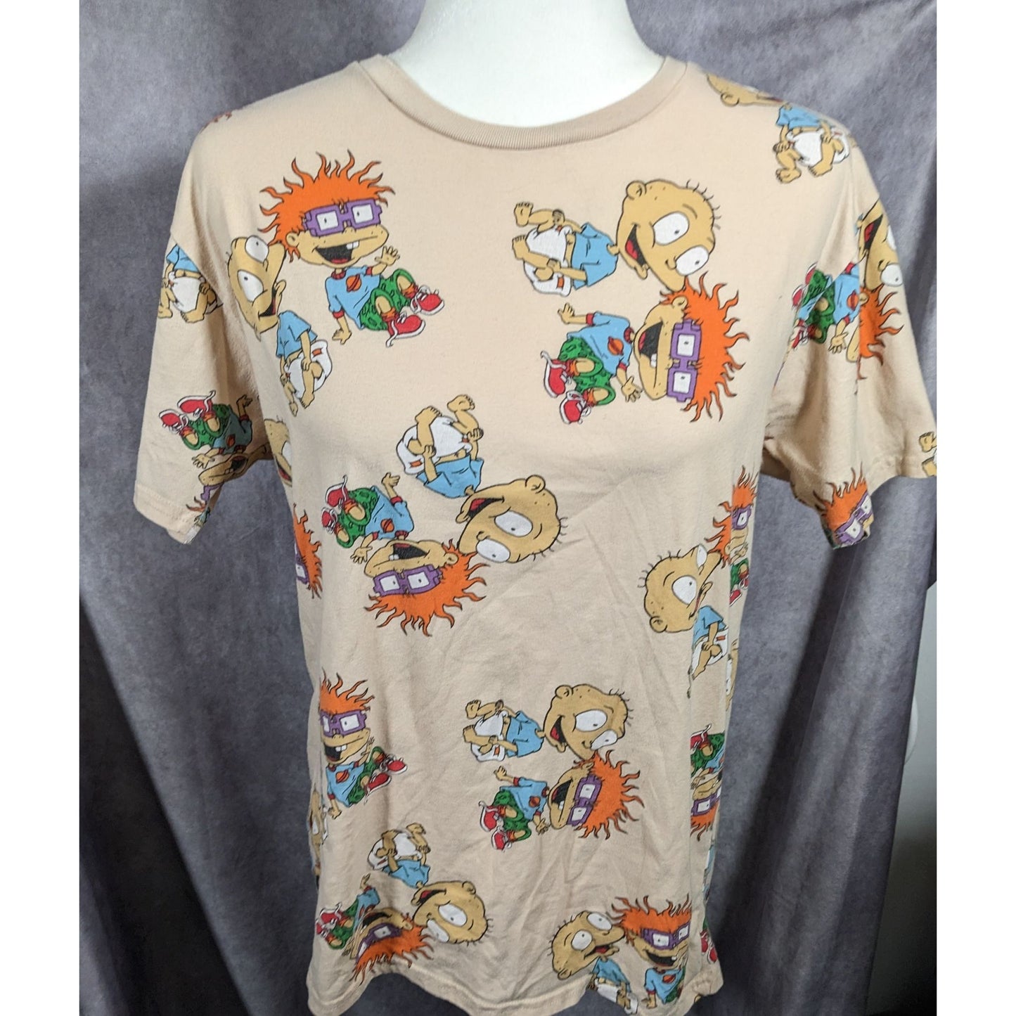 Retro Kidcore Nickelodeon Rugrats Allover Character Print Size Medium