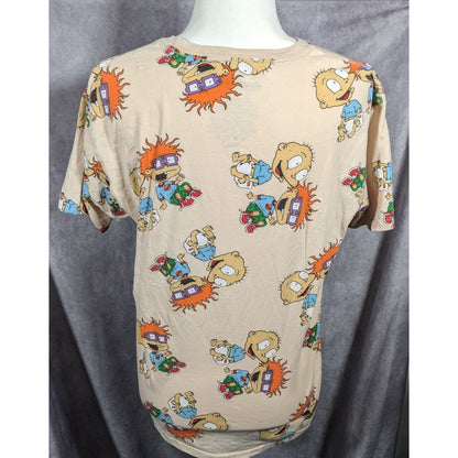 Retro Kidcore Nickelodeon Rugrats Allover Character Print Size Medium