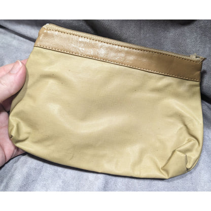 Vintage Bentley's For Accessories San Francisco Tan Elephant Zipper Pouch