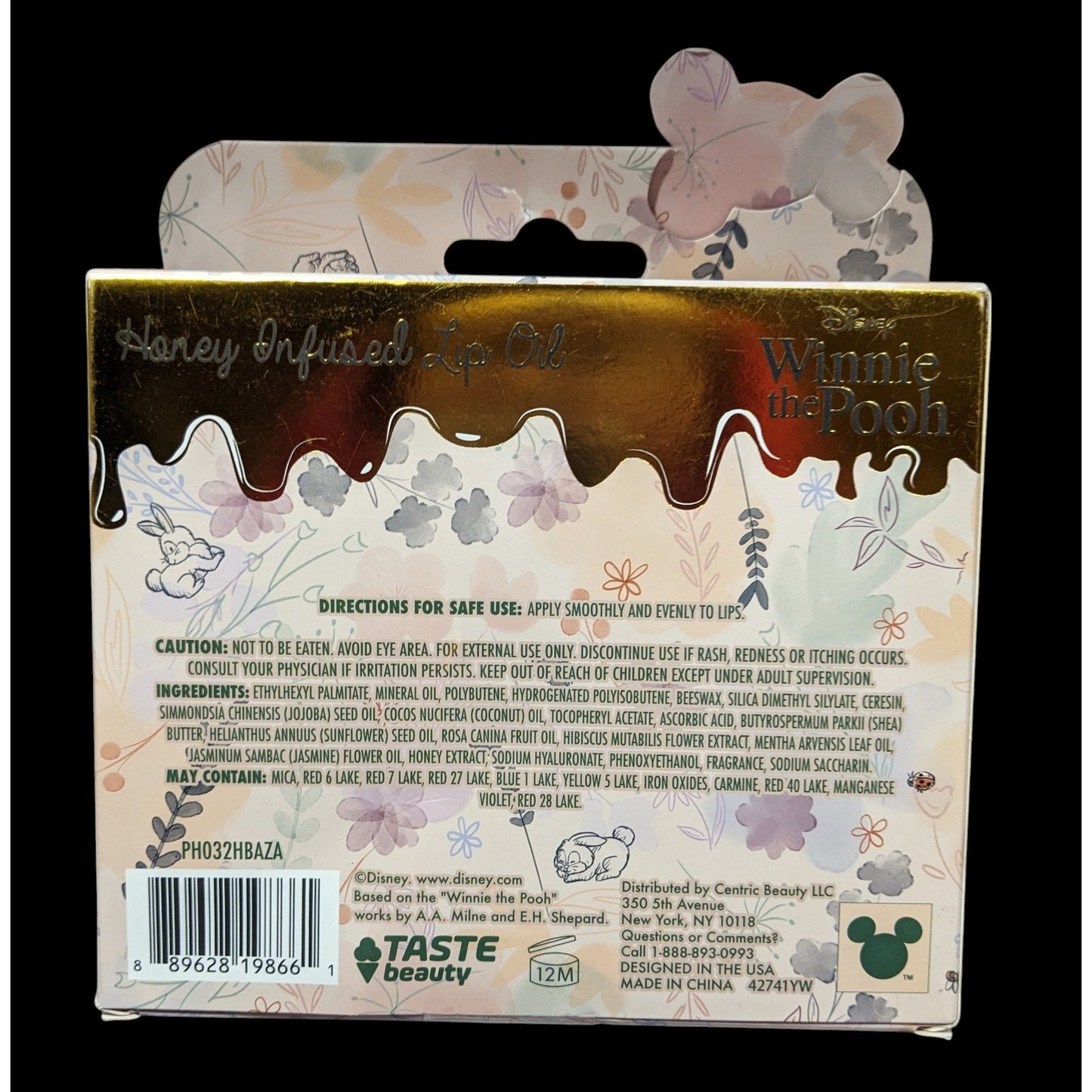 Taste Beauty Winnie The Pooh 4 Honey Infused Lip Oil Set