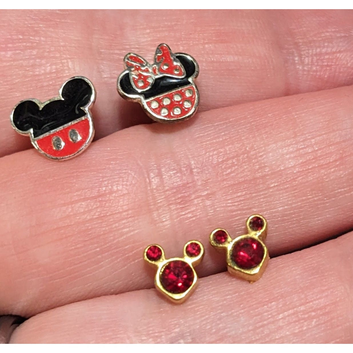 Mickey Mouse Earring Pairs (2 Pairs)