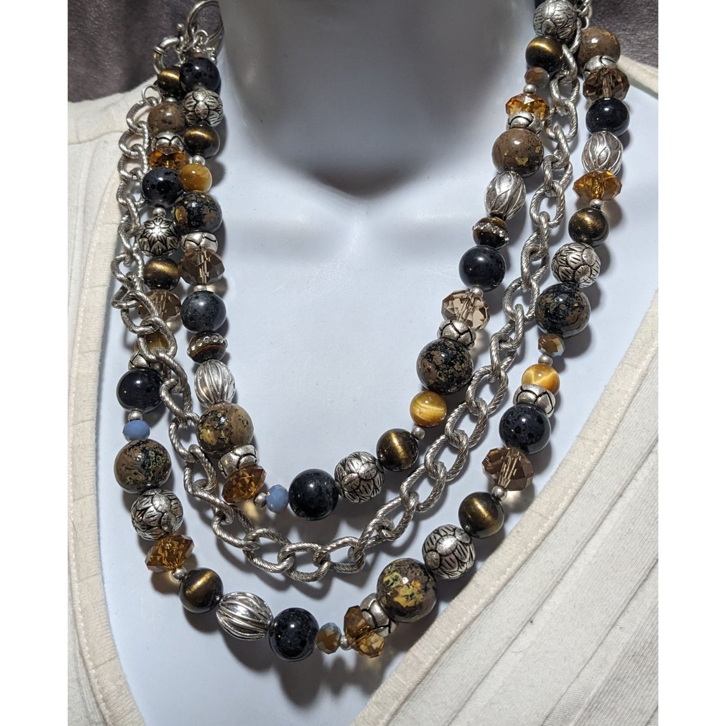 Premier Designs Chunky Beaded Necklace