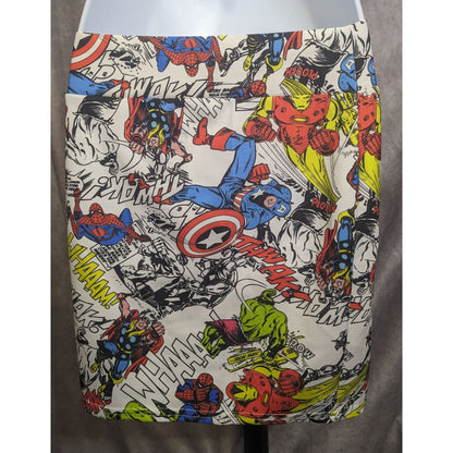 Mighty Fine Marvel HerOes Comic Book Mini Skirt