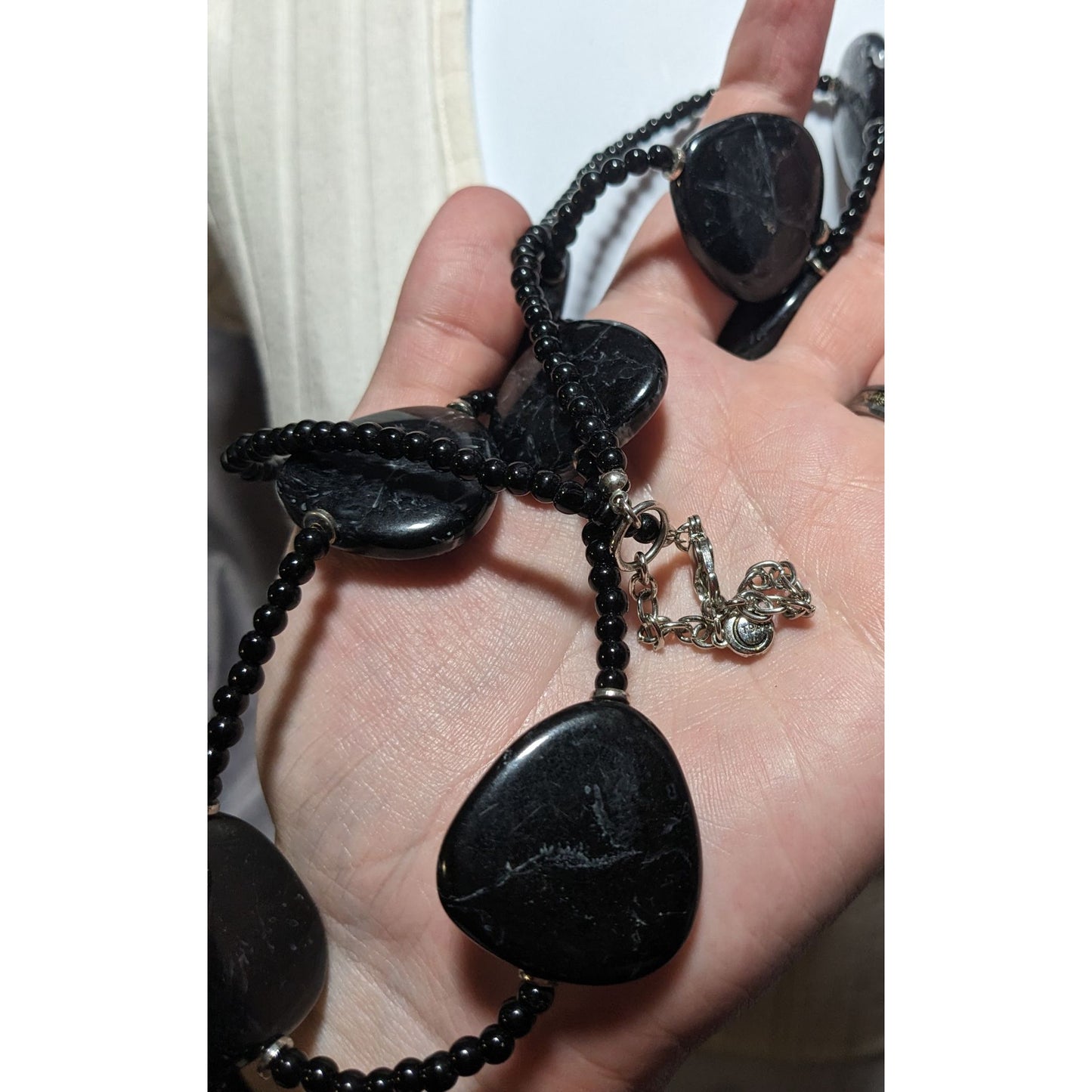 Cato 1946 Black Beaded Necklace