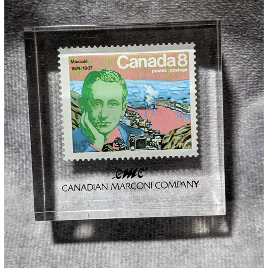 Marconi Canada Collectible Stamp Decorative Block