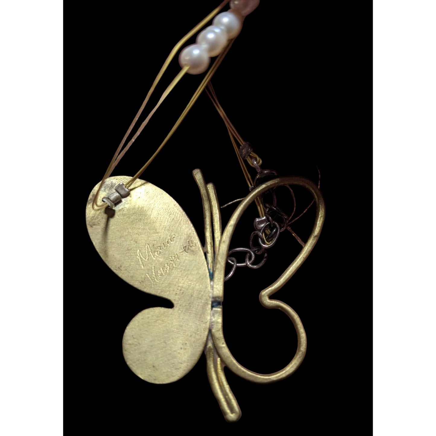 Modernist Butterfly Necklace