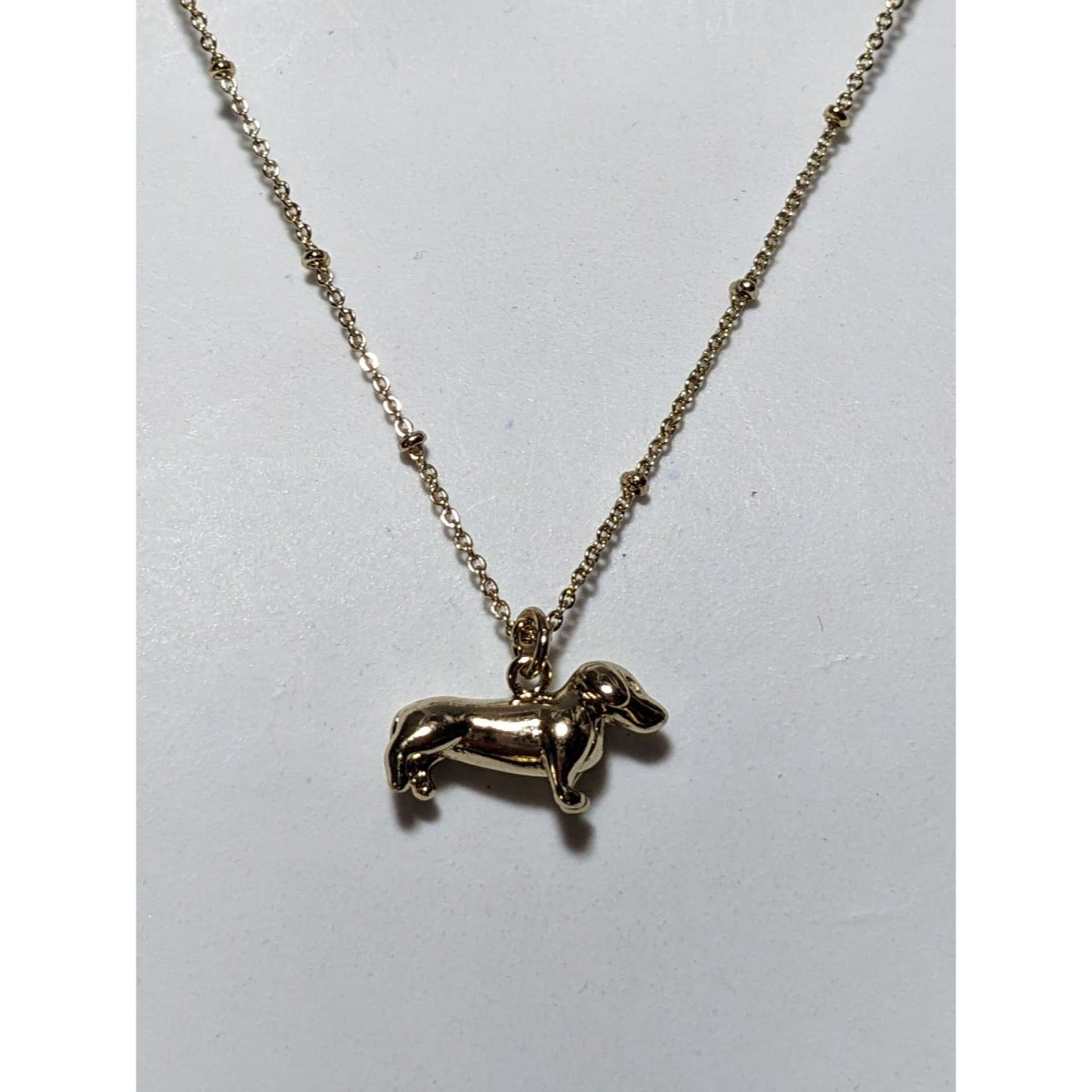 Lauren Conrad Gold Dachshund Necklace