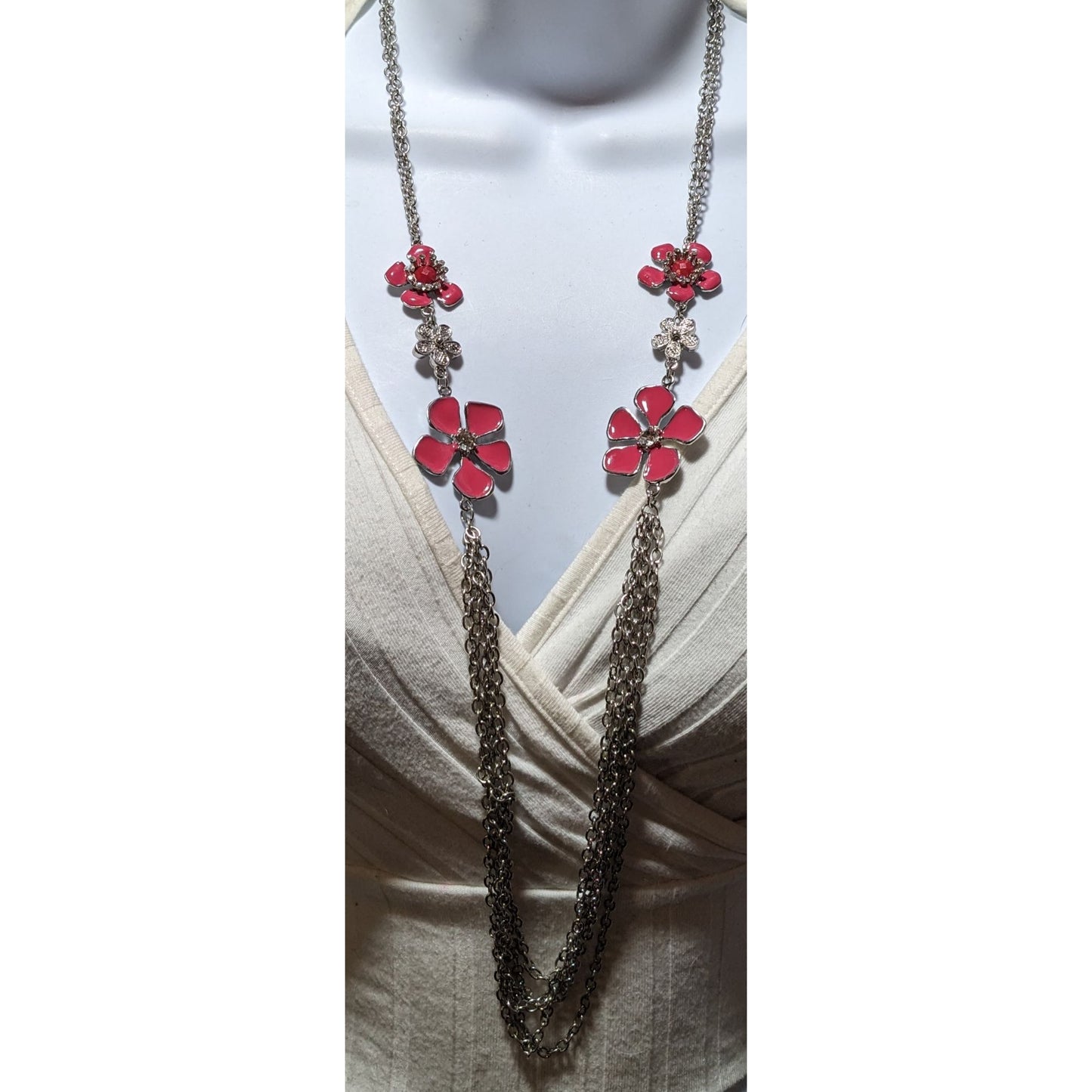 Retro Floral Chain Necklace