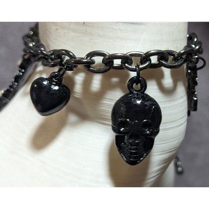 Glam Goth Charm Bracelet