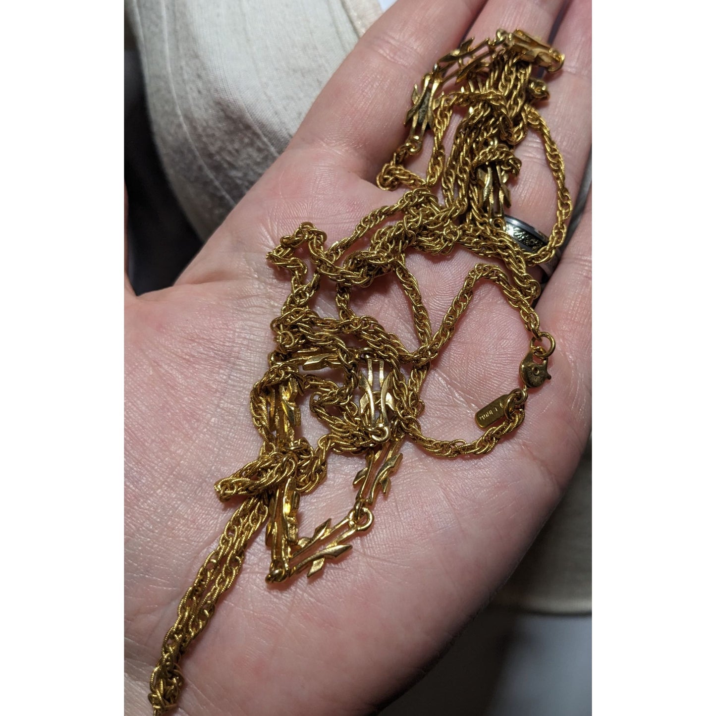 Vintage Monet Rope Chain Necklace