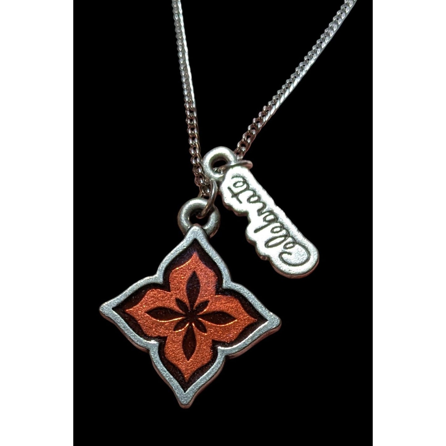 Religious Celebrate Engraved Pendant Necklace