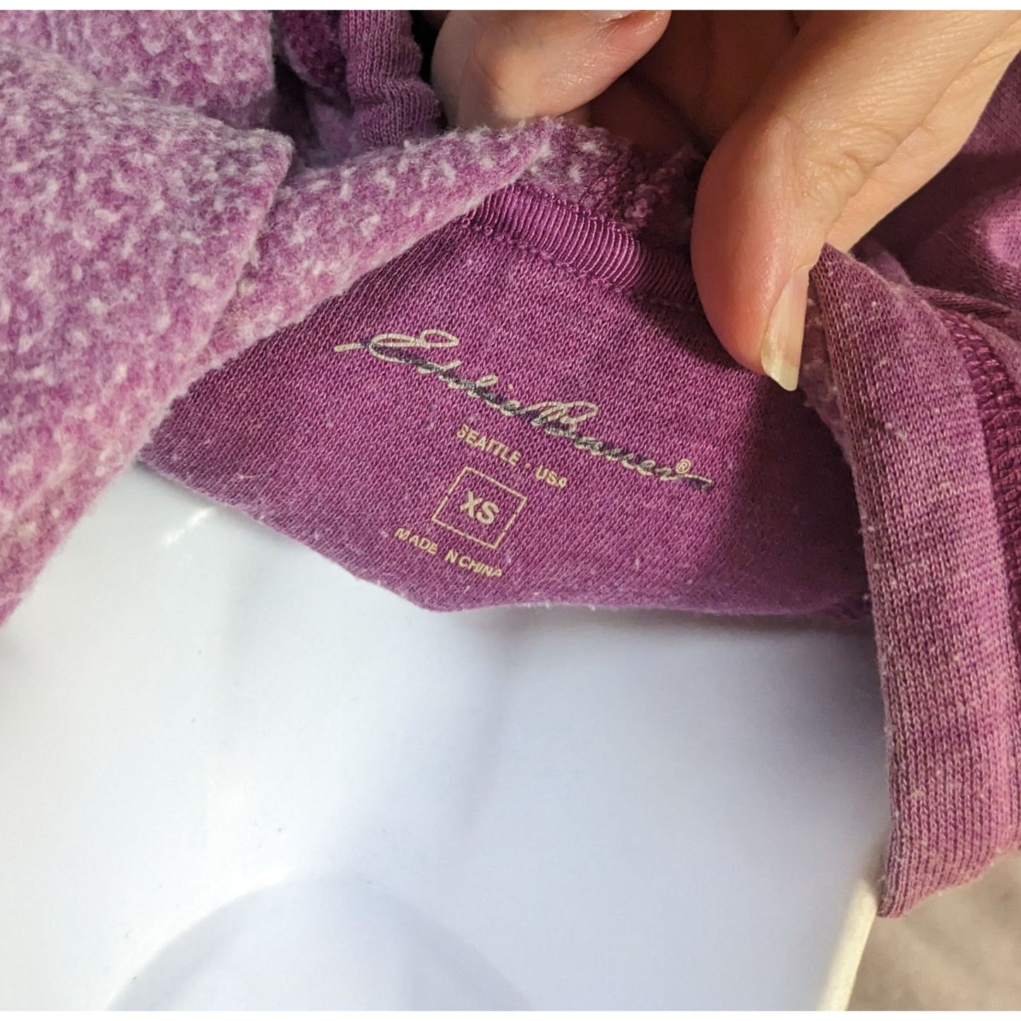 Eddie Bauer Purple Zip Hoodie