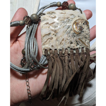 Retro Bohemian Natural Shell Fringe Necklace