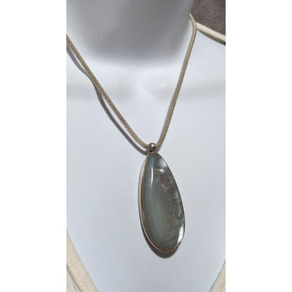 Silver Shell Pendant Necklace