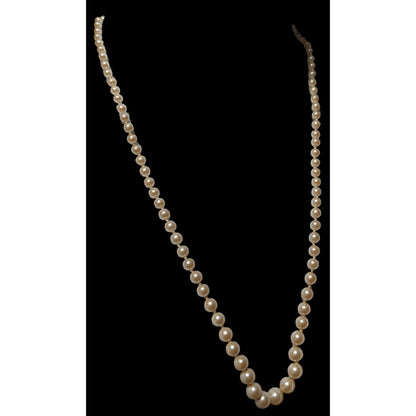 Vintage Monet Graduated Faux Pearl Necklace