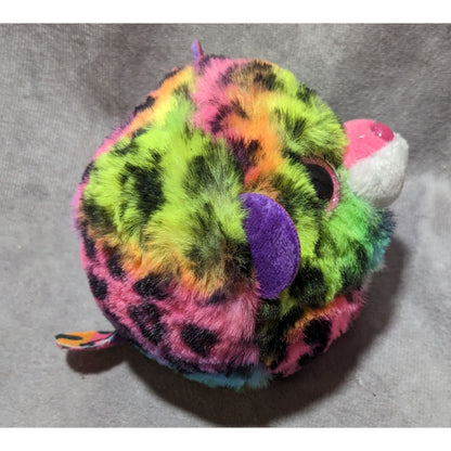 TyPuff Dotty Neon Rainbow Plush