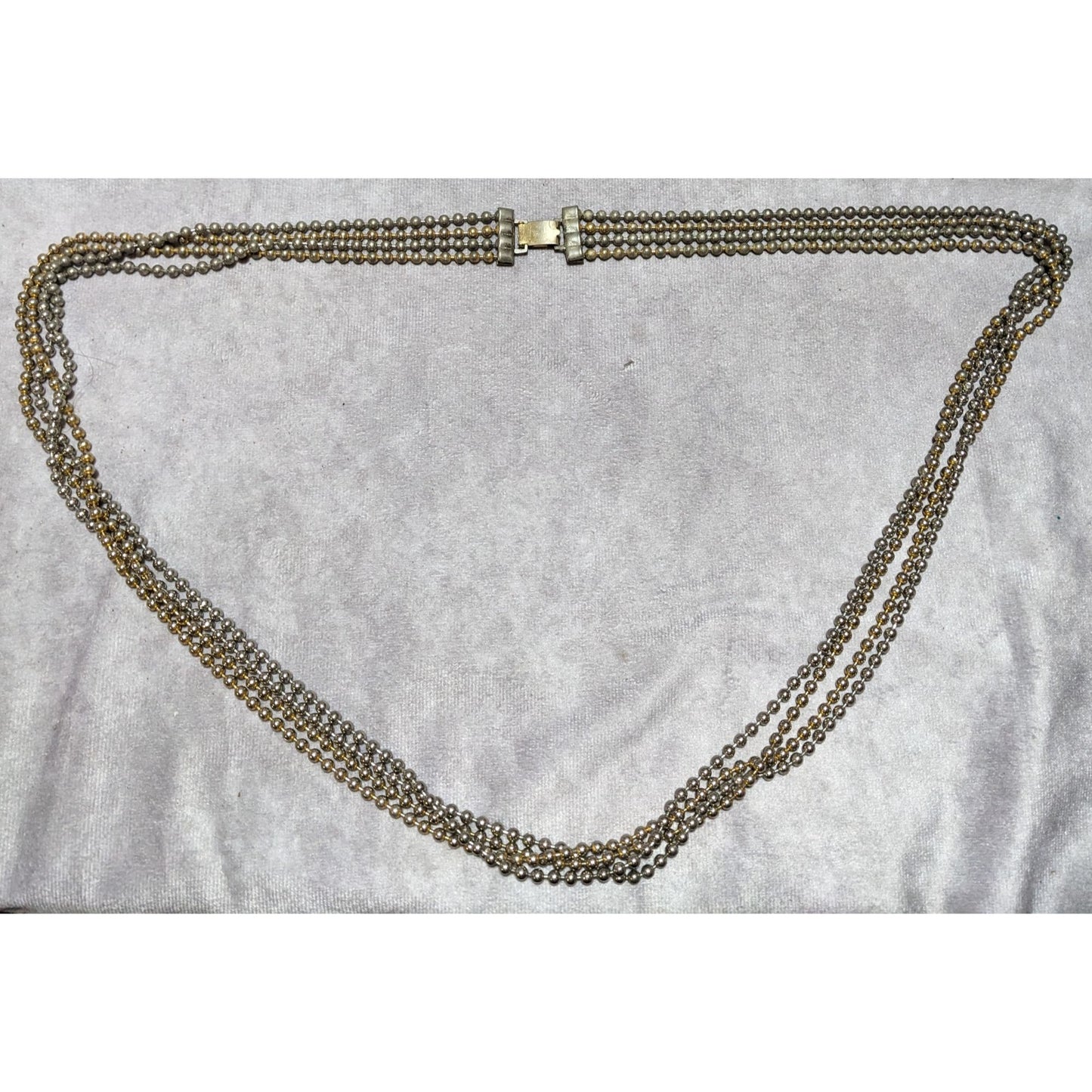 Vintage Multilayer Ball Chain Necklace