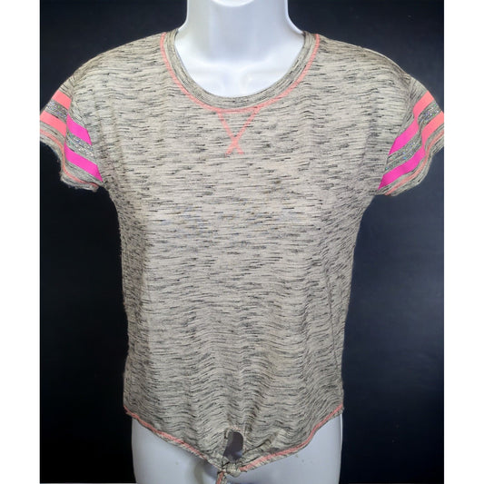 SO Pink And Grey Glitter Perfect Active Tee